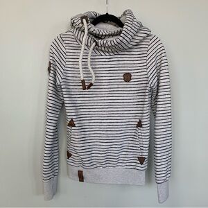 Naketano Striped Hoodie Size S